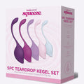 Bodywand Squeeze 5 Piece Weighted Teardrop Kegel Set
