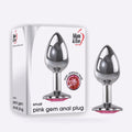 Adam & Eve Pink Gem Metal Butt Plug