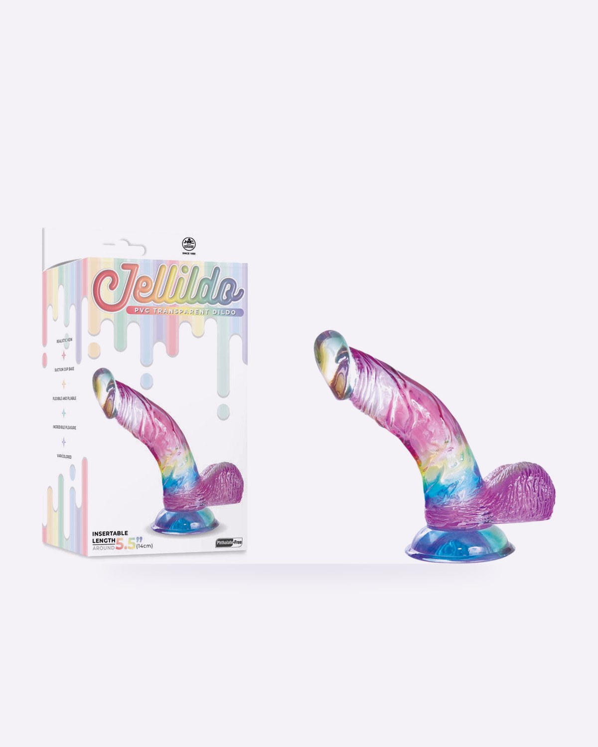 Jellido 14 cm Curved Jelly Realistic Dildo