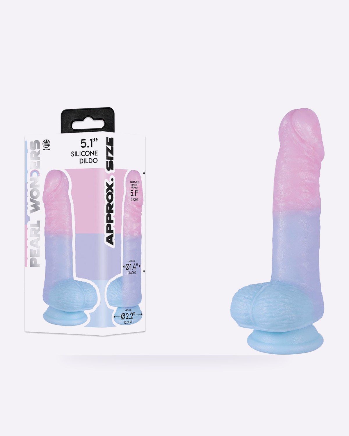 Pearl Wonders 13 cm Pastel Silicone Beginner Dildo