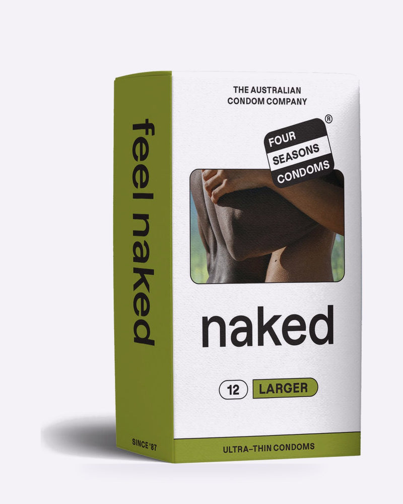 Four Seasons Naked Larger Condoms – 12 Pack