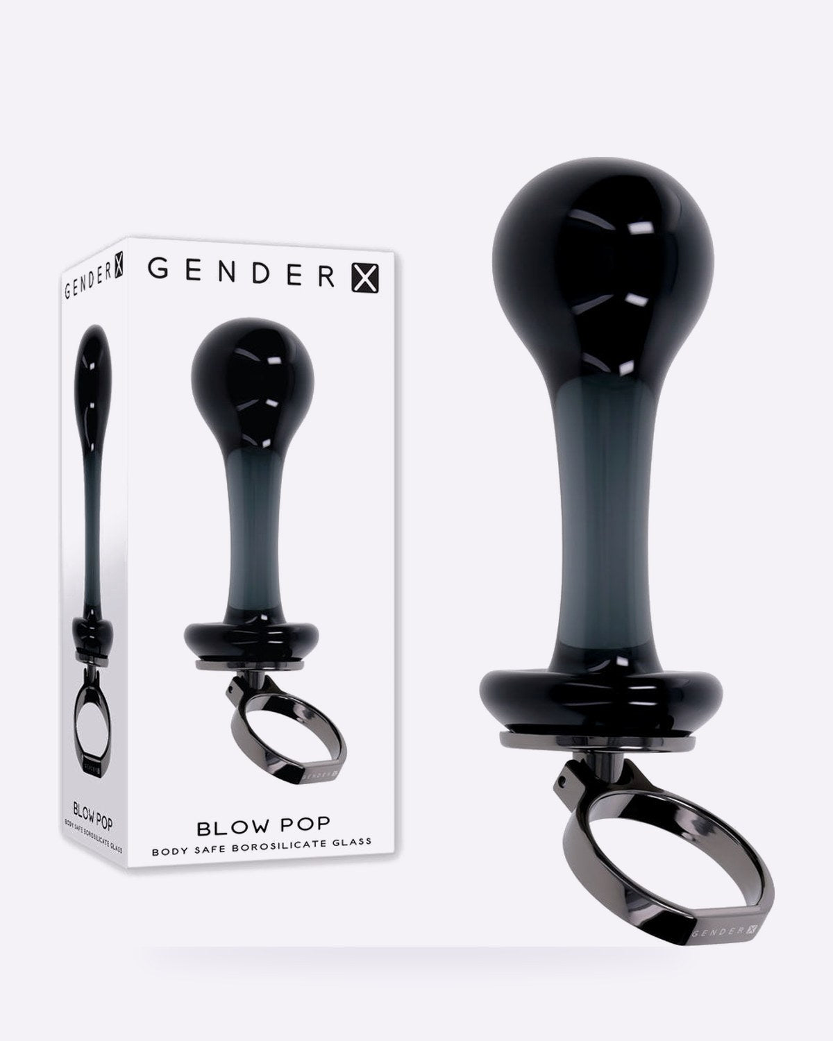 Gender X Blow Pop Glass Butt Plug