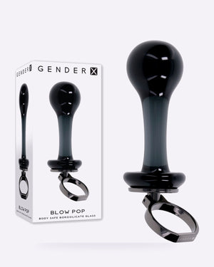 Gender X Blow Pop Glass Butt Plug