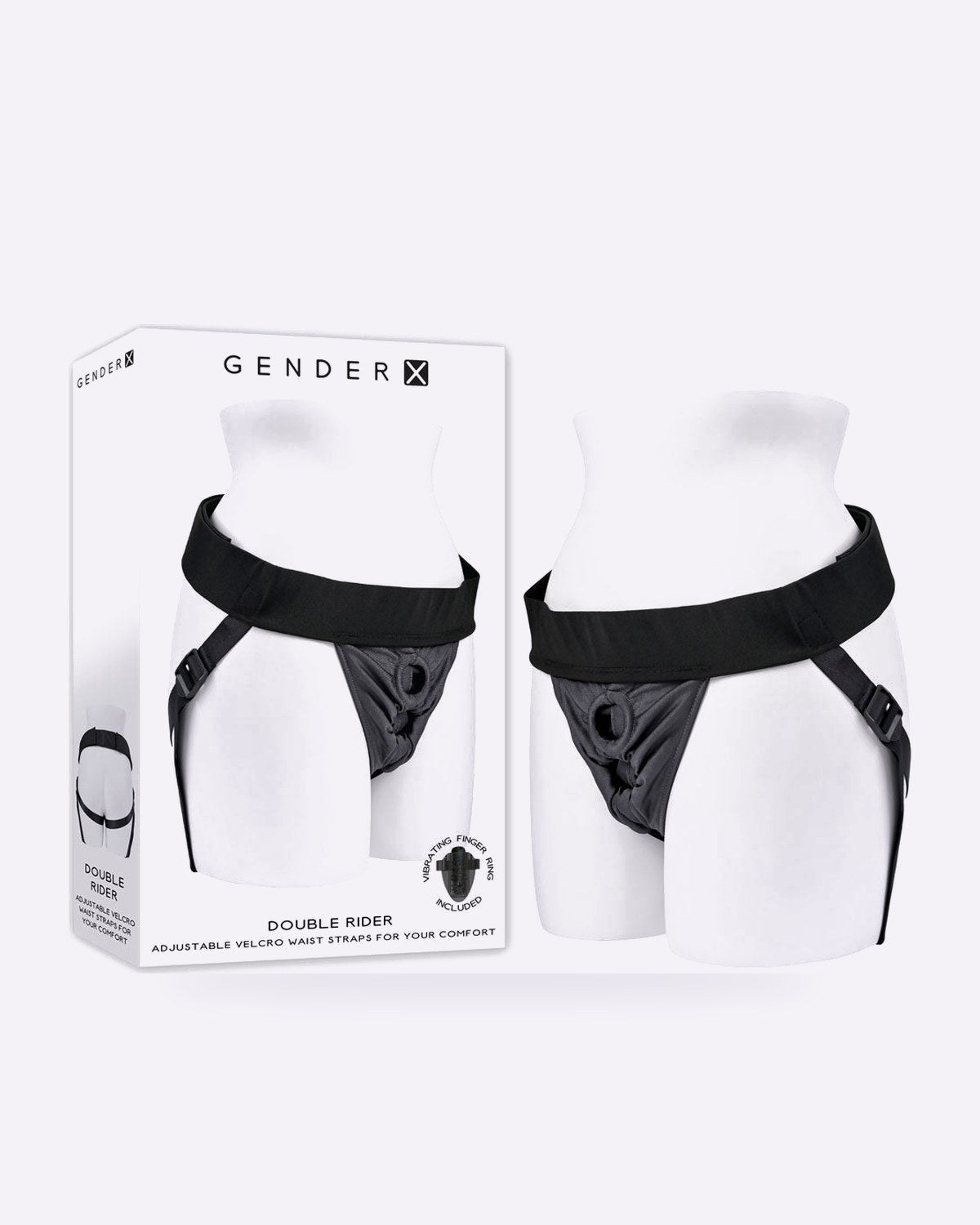 Double Rider Adjustable Strap-On Harness