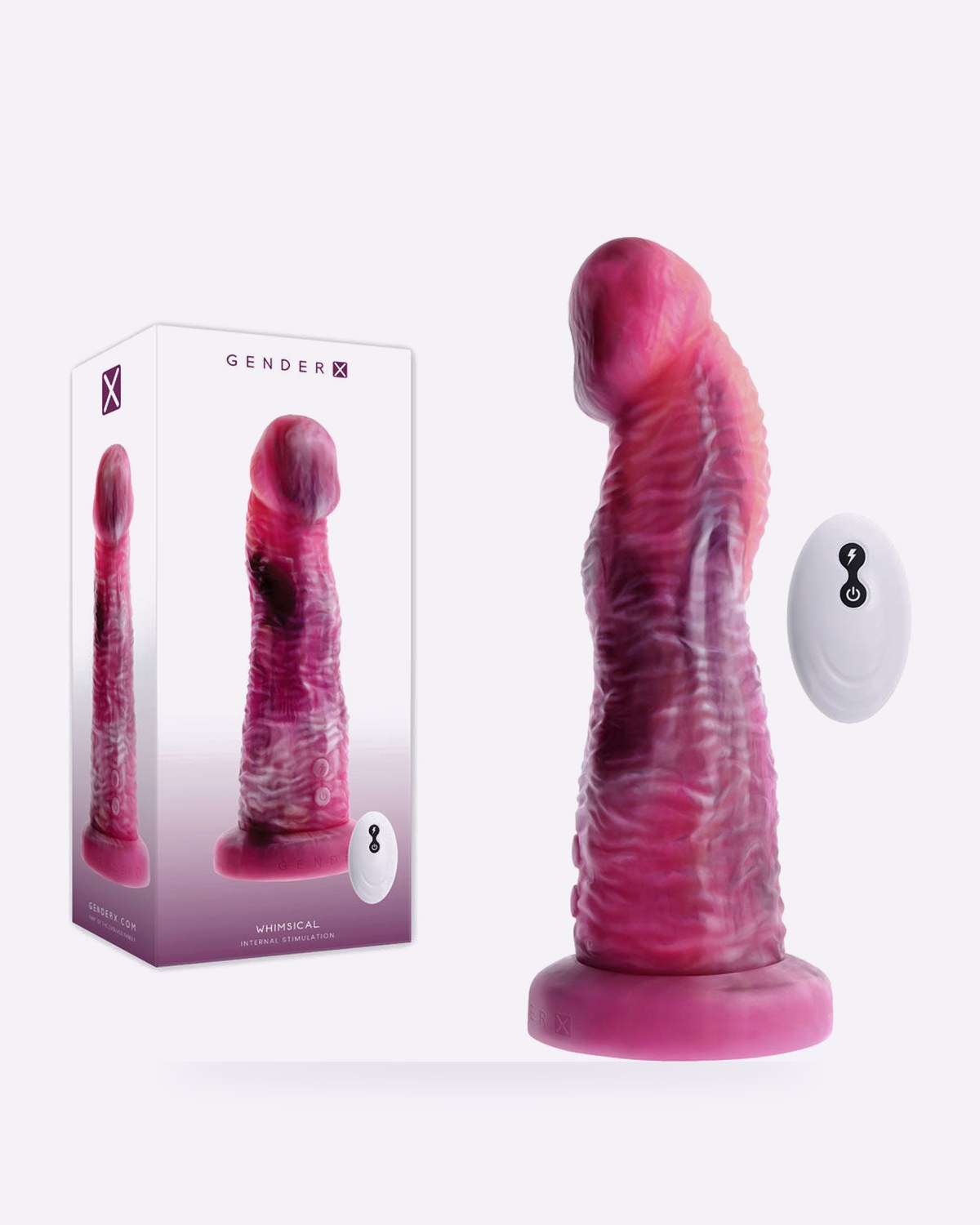 Gender X Whimsical Coiled Vibrating Fantasy Dildo