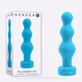 Gender X Plugged Up Beaded Vibrating Butt Plug