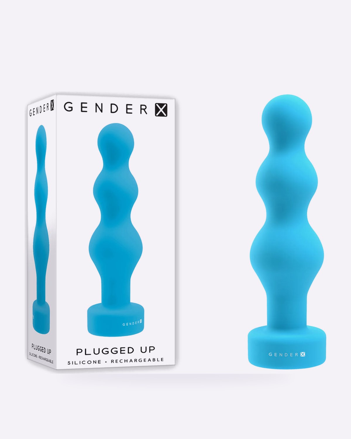 Gender X Plugged Up Beaded Vibrating Butt Plug