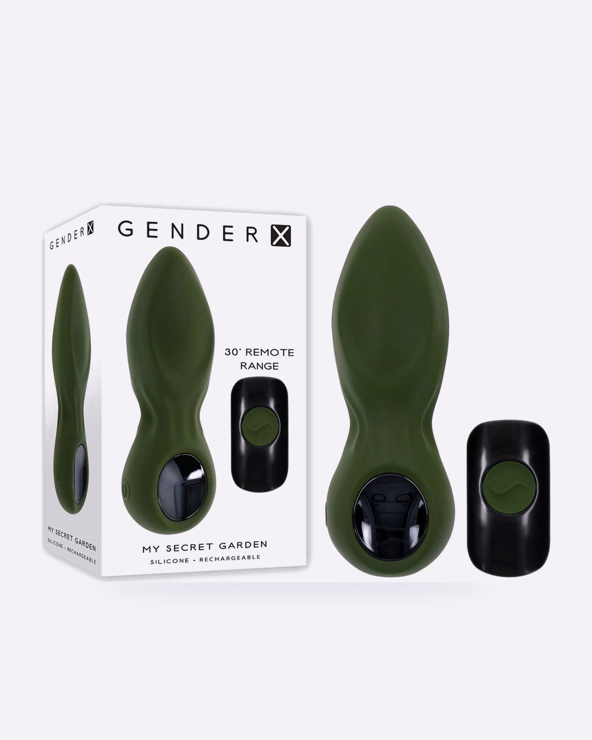 Gender X My Secret Garden Remote Vibrating Butt Plug