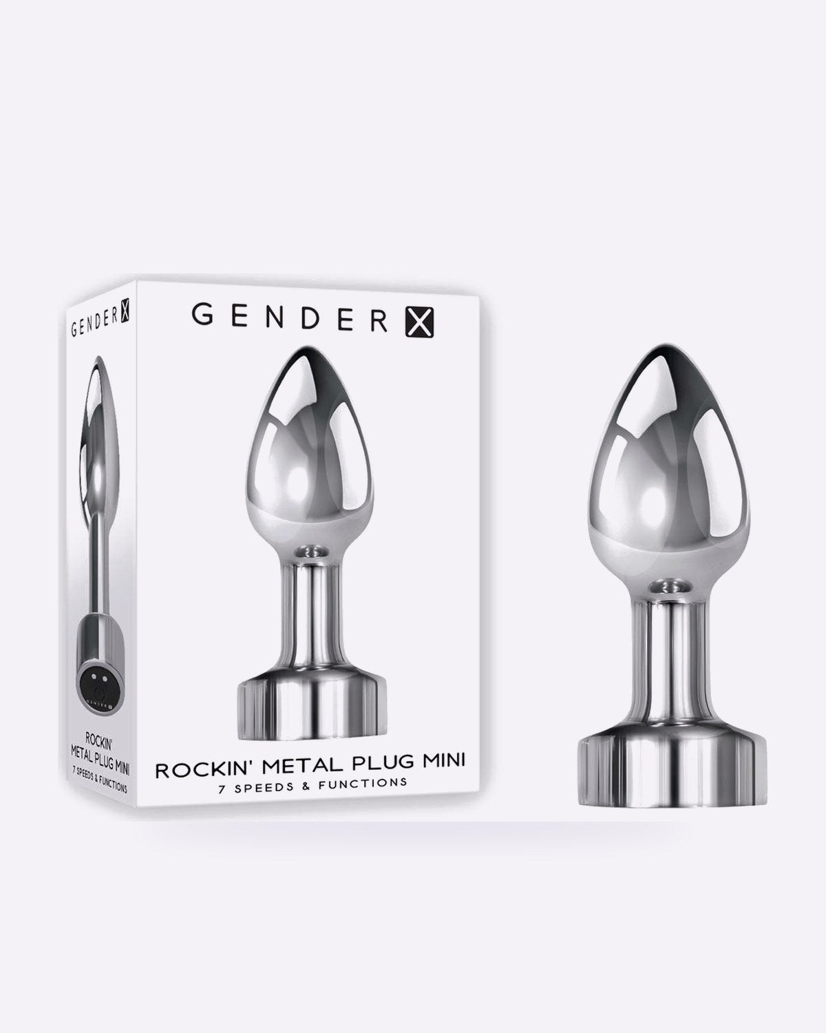 Gender X Rockin' Metal Vibrating Butt Plug