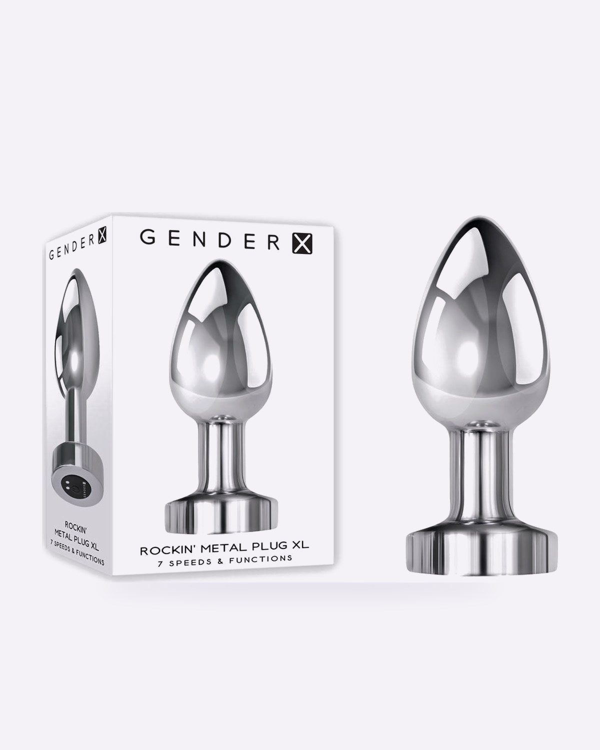 Gender X Rockin' Metal Vibrating Butt Plug
