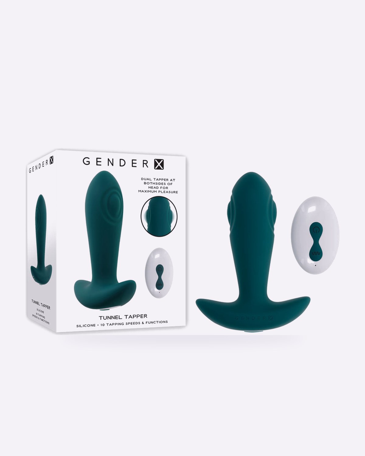 Gender X Tunnel Tapper Remote Tapping Butt Plug