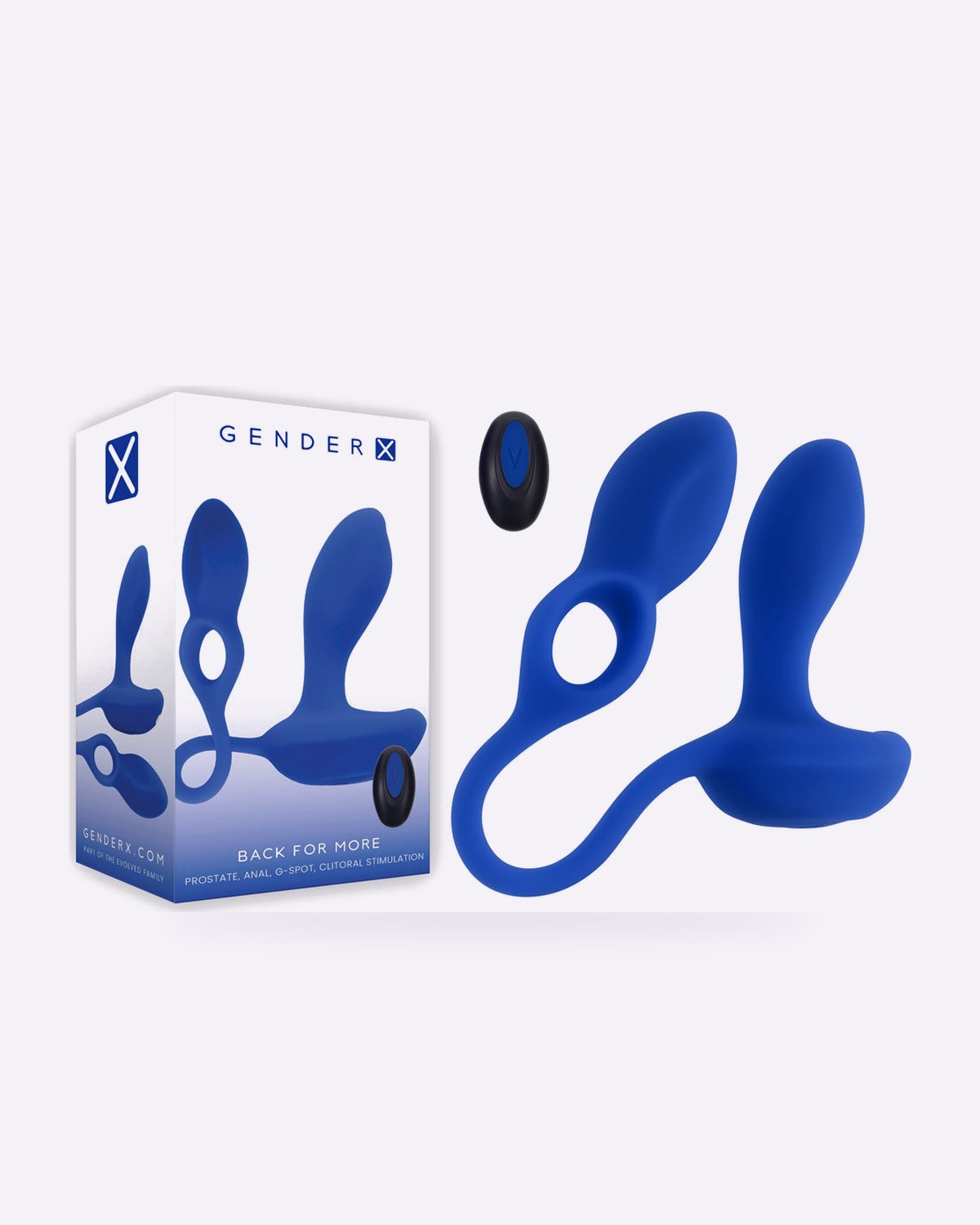 Gender X Back For More Wearable Dual Vibrator with Remote