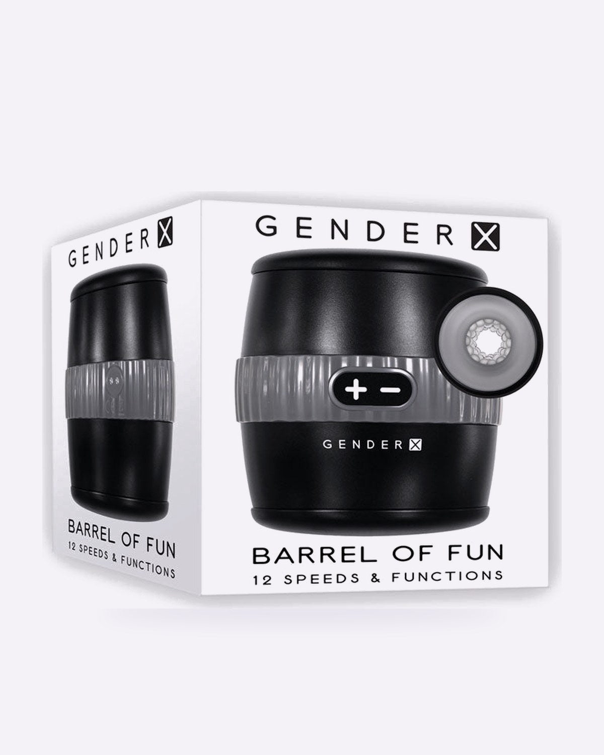 Gender X Barrel of Fun Rechargeable Open-Ended Stroker