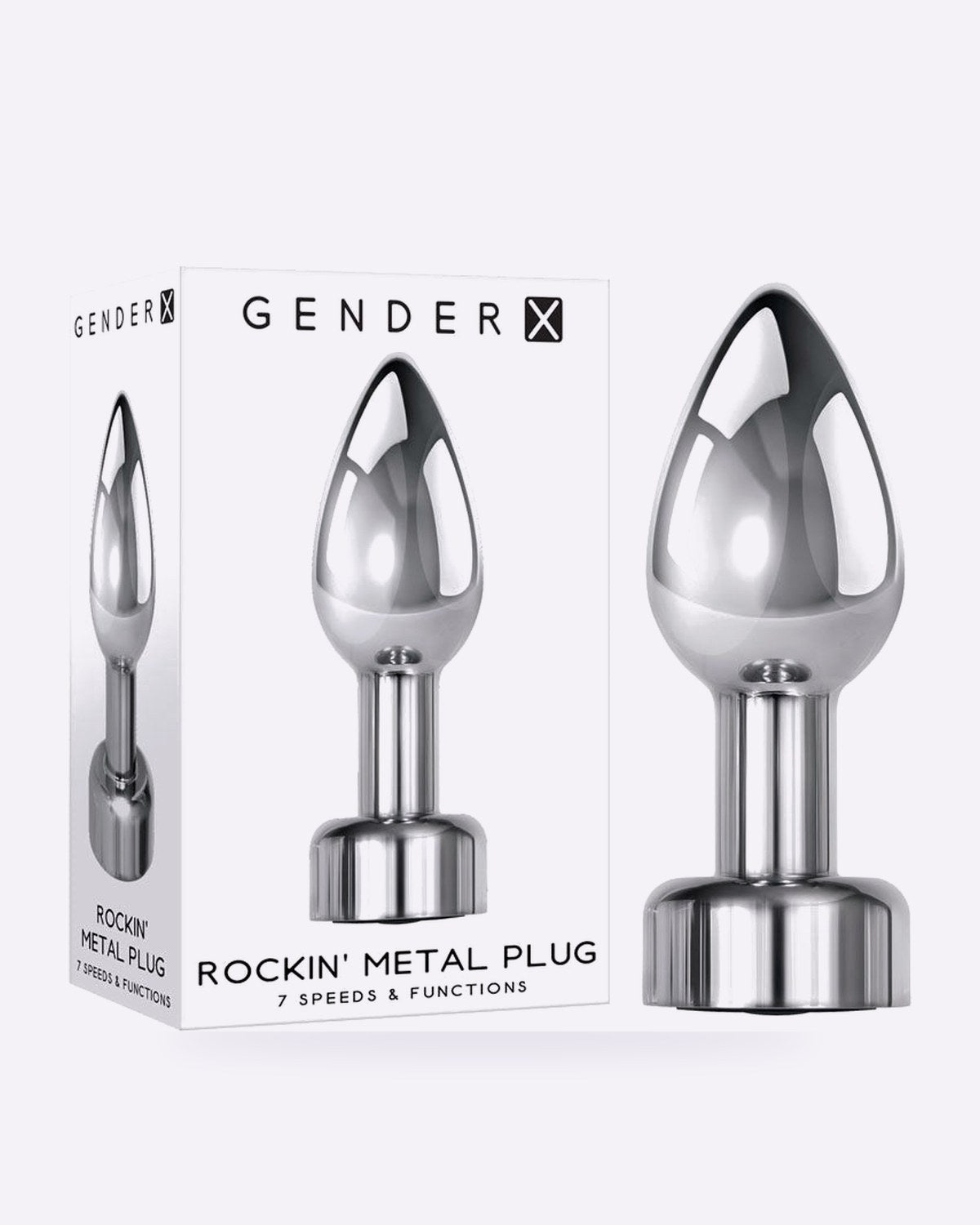 Gender X Rockin' Metal Vibrating Butt Plug