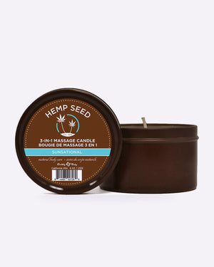 Earthly Body Hemp Seed 3-in-1 Massage Candle 170 g