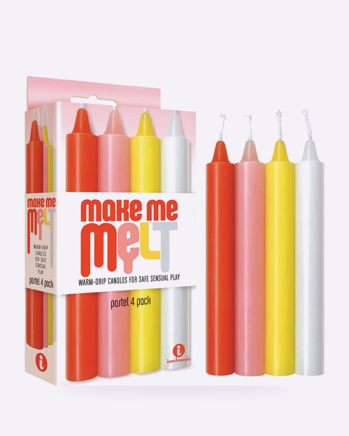 The 9's Make Me Melt Drip Candles 4-Pack