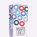 The 9's Baller's Dozen Smooth Cock Rings 12-Pack
