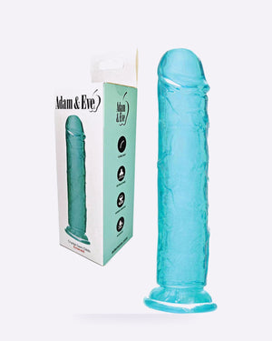 Adam & Eve Crystal Gem emerald green suction cup dildo