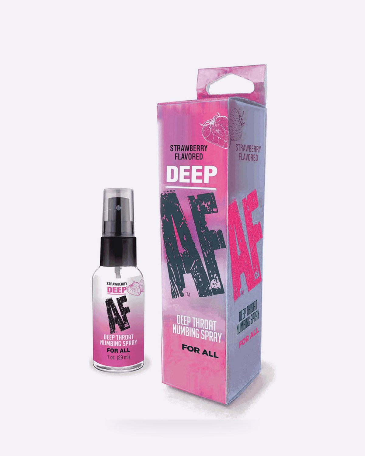 Deep AF strawberry deep throat spray 29 ml