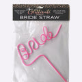 Little Genie Glitterati Bride Twisty Straw