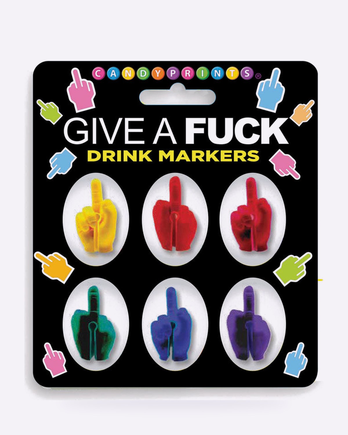 Little Genie Give a Fuck FU Finger Drink Markers