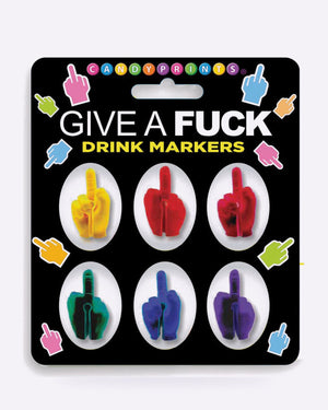 Little Genie Give a Fuck FU Finger Drink Markers