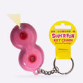 Super Fun boobie flashlight novelty keychain