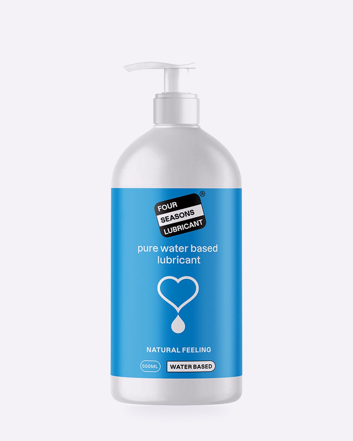 Four Seasons water-based lube 500 ml pump