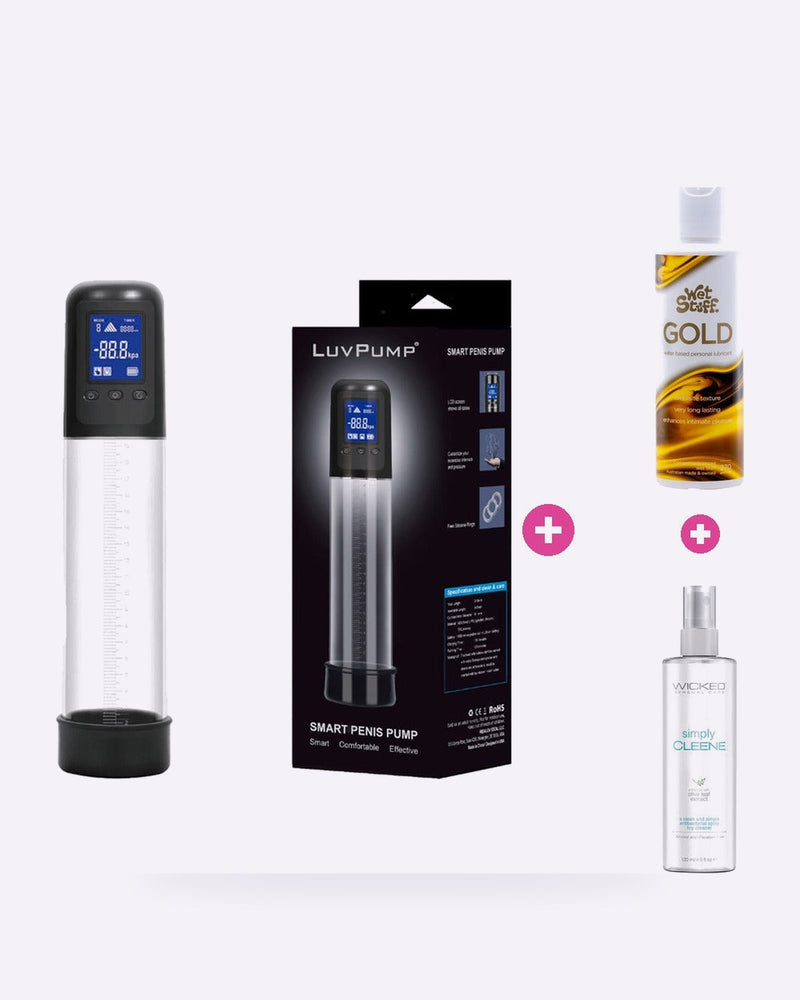 LuvPump Smart Pump Care Kit – Automatic Pump, Lube & Toy Cleaner