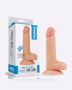 Lovetoy The Ultra Soft Dude 18 cm Realistic Dildo