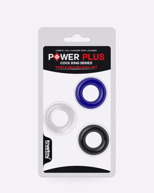 Lovetoy Power Plus Donut Cock Ring Set 3-Pack