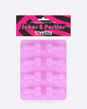 Lovetoy Jokes + Parties Silicone Pecker Ice Tray