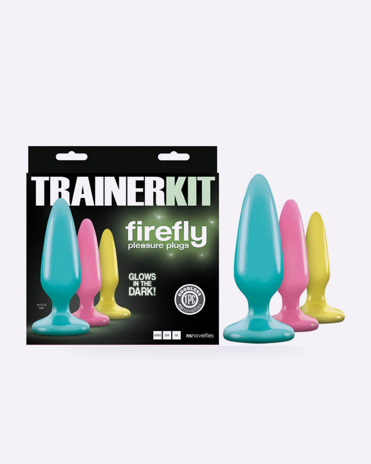 Firefly Glow-in-the-Dark Butt Plug Trainer Kit