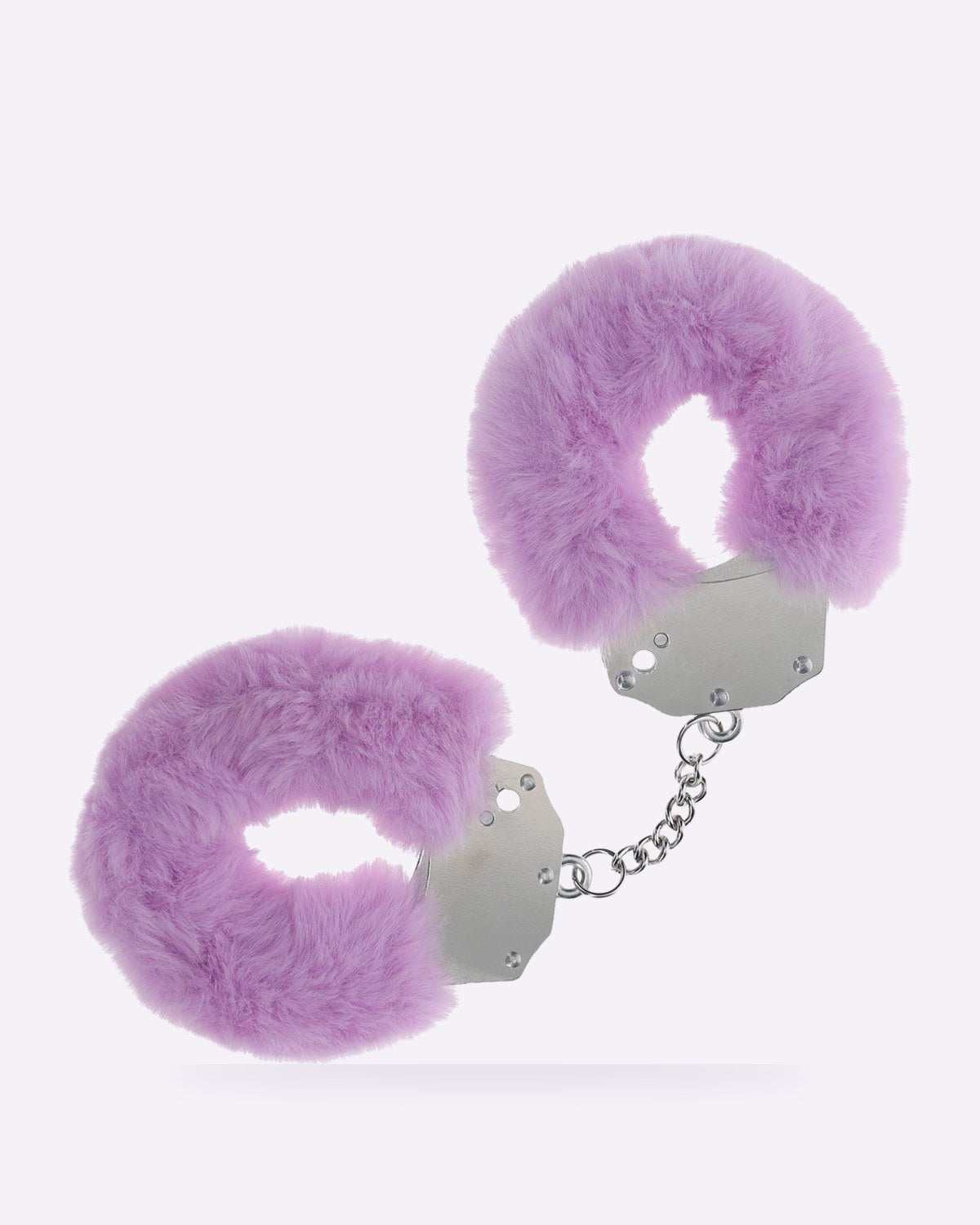 OUCH! lavender heavy-duty fluffy handcuffs