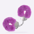 OUCH! purple heavy-duty fluffy handcuffs