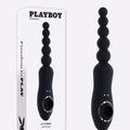 Playboy Pleasure Let It Bead Vibrating Anal Beads with Clitoral Suction