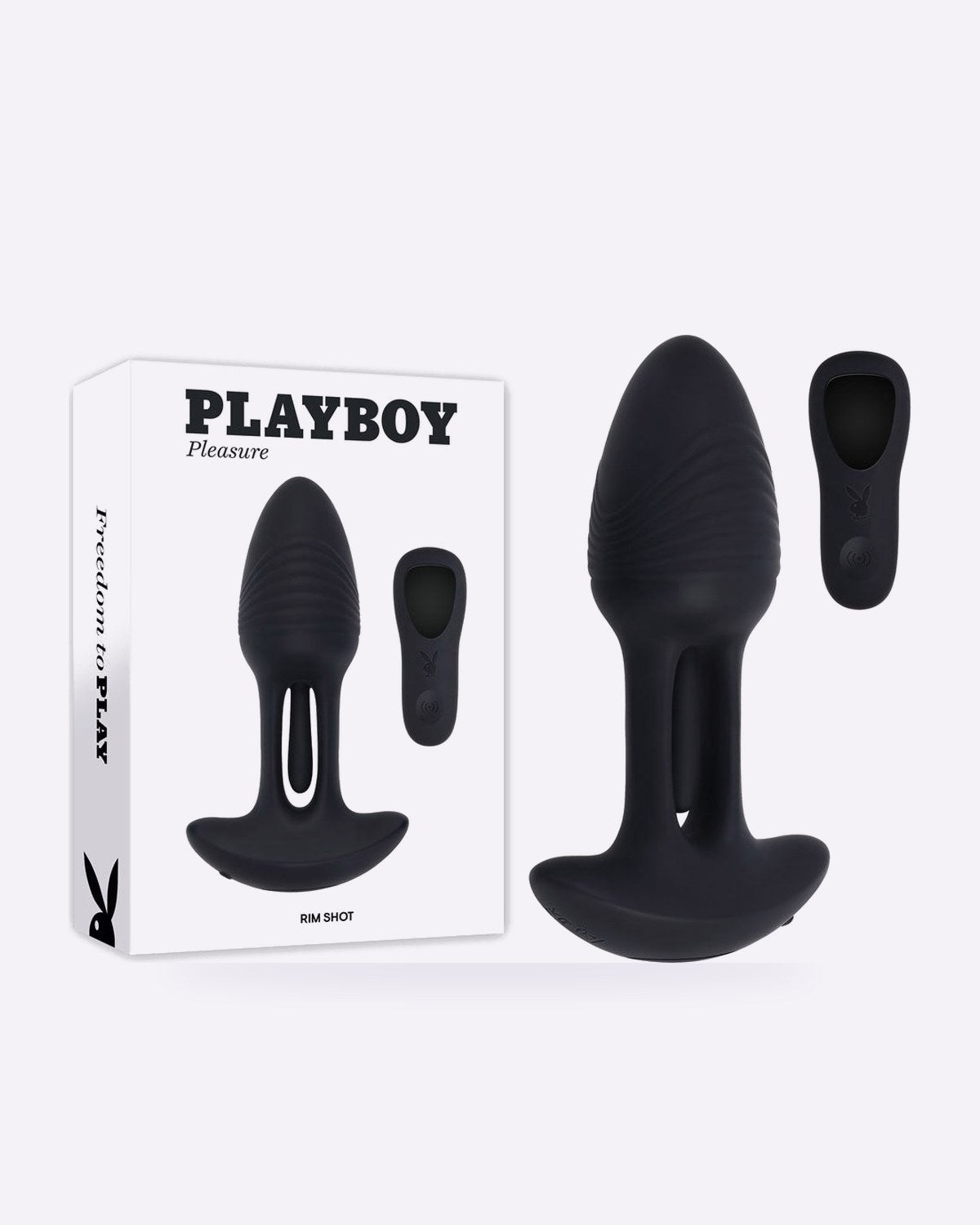 Playboy Pleasure Rim Shot Flicking Vibrating Butt Plug