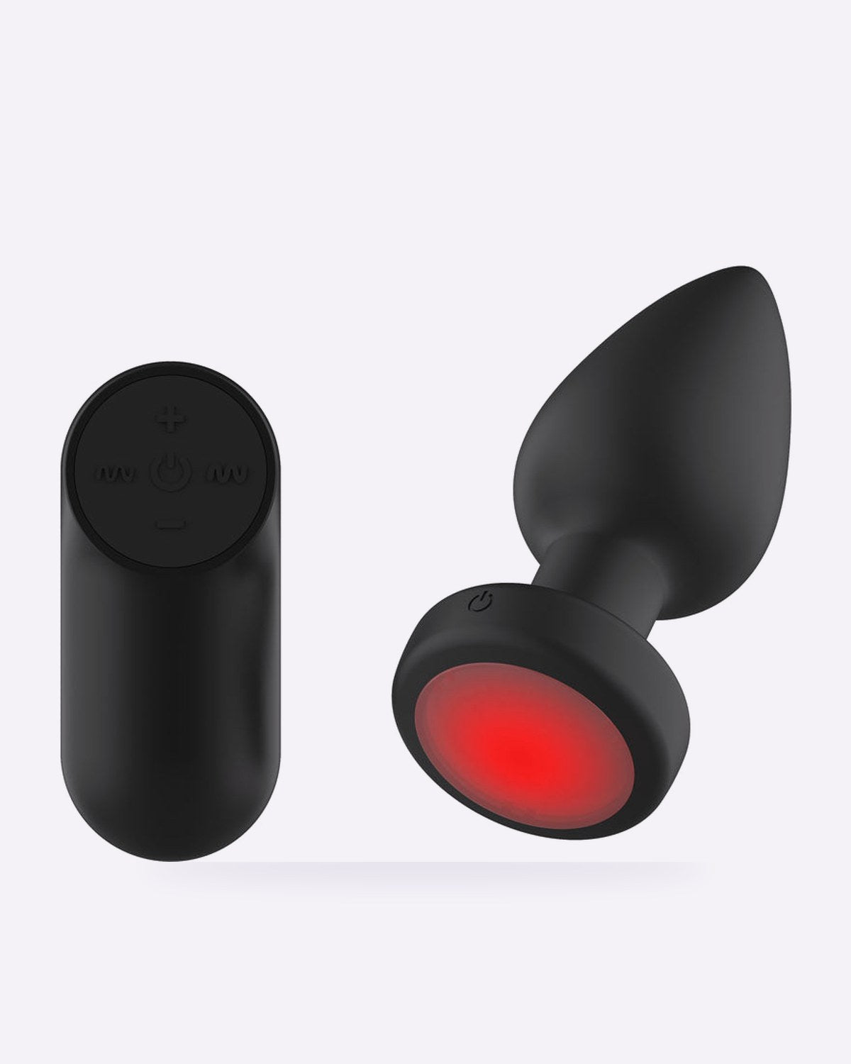 Passion Play LED Light-Up Vibrating Butt Plug with Remote