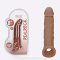 REALROCK tan 8 inch penis extender sleeve