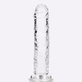 REALROCK crystal clear clear 15.5 cm straight dildo