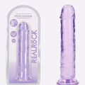 REALROCK crystal clear purple 20 cm dildo