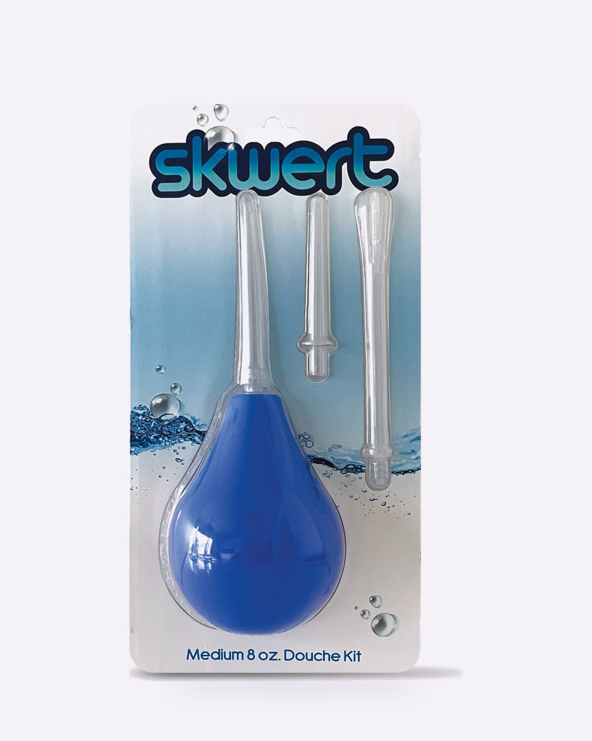 Skwert 240 ml blue douche kit with 3 nozzles