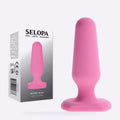 Selopa Petite pink silicone beginner butt plug