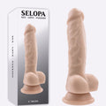 Selopa light flesh 6 inch realistic dildo