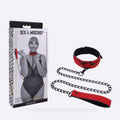 Sex & Mischief Amor red collar and leash