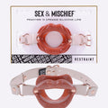 Sex & Mischief Peaches n CreaMe silicone lips gag