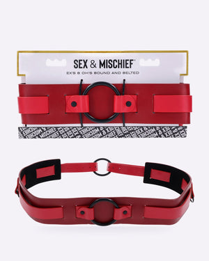 Sex & Mischief Ex's & Oh's Bound and Belted Restraint