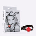 Sex & Mischief solid red ball gag
