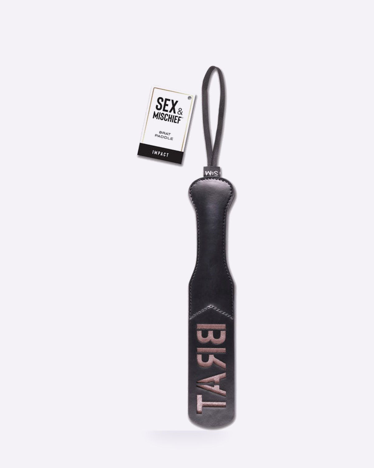 Sex & Mischief Brat black spanking paddle