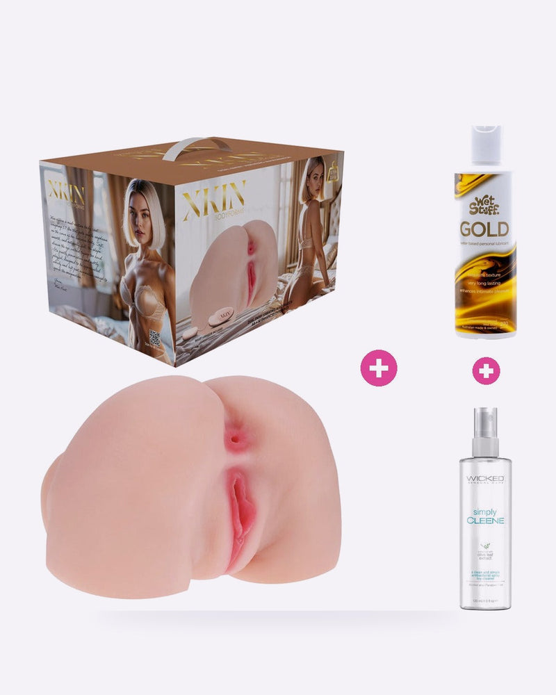 XKIN Solo Care Kit – Masturbator, Lube & Toy Cleaner